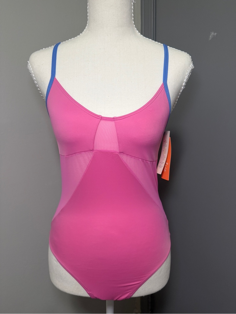 Colsie Pink and Blue Bodysuit